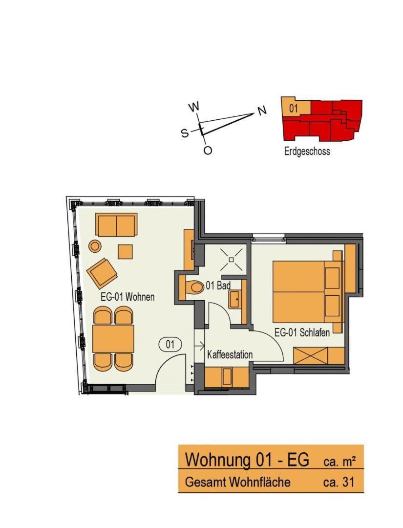 Woge2 Appartement 1 Боркум Екстер'єр фото